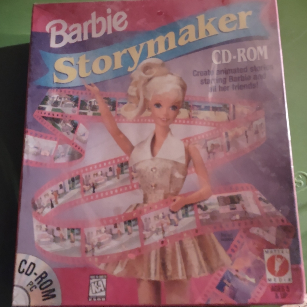 Rare Vintage Barbie CD-ROM